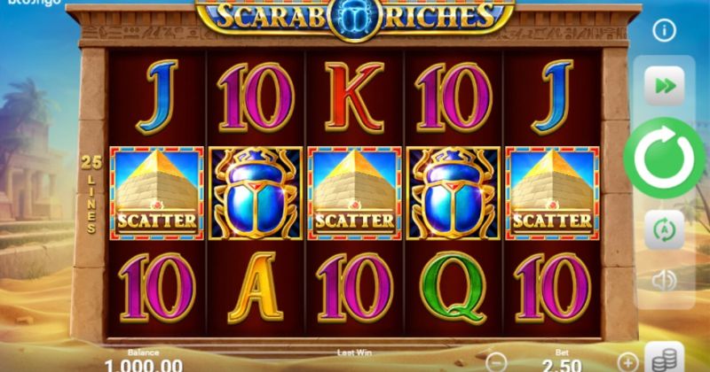 Play in Scarab Riches slot online from Booongo for free now | www.billingswelcomehome.com